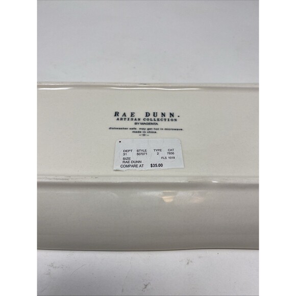 Magenta Exclusive Rae Dunn Farmline Farm Animals Rectangle Serving Platter - Picture 6 of 6